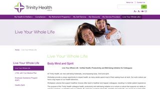 Live Your Whole Life - Trinity Health 