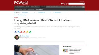 Living DNA review: This DNA test kit offers surprising detail | PCWorld