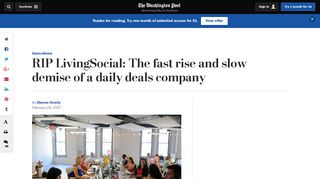 RIP LivingSocial: The fast rise and slow demise of a daily deals ...