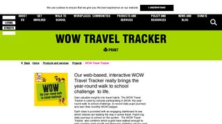 WOW Travel Tracker | Living Streets