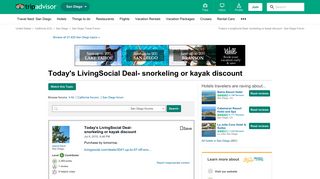Today's LivingSocial Deal- snorkeling or kayak discount - San ...