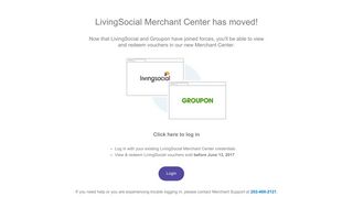 LivingSocial Merchant Center - Groupon