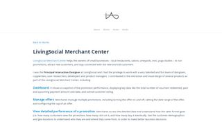 LivingSocial Merchant Center - Tao Ni