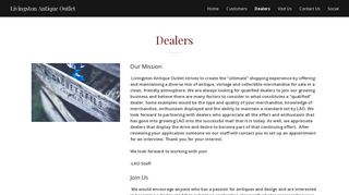 Dealers | Livingston Antique Outlet