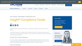 Insight® Compliance Center - Livingston International