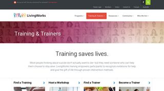 Training & Trainers » LivingWorks Education