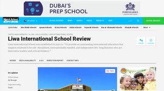 Liwa International School Review - WhichSchoolAdvisor
