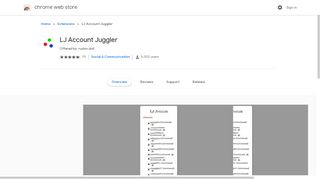 LJ Account Juggler - Google Chrome