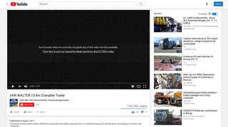 LKW WALTER 13.6m Cranable Trailer - YouTube