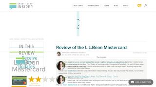 2019 Review: L.L.Bean Mastercard (Formerly L.L.Bean Visa Card)