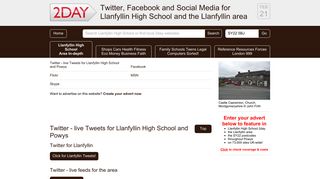 Llanfyllin High School - Twitter, Facebook and Social Media for ...