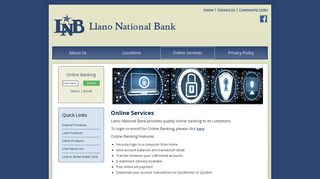 Llano National Bank > Online Services