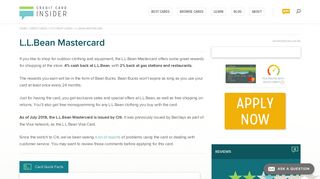 L.L.Bean® Visa® Card - Credit Card Insider
