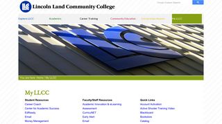 My LLCC - Lincoln Land Community College