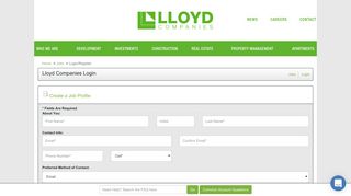 Lloyd Companies Login - Lloyd Companies - Jobs - iSolved Hire