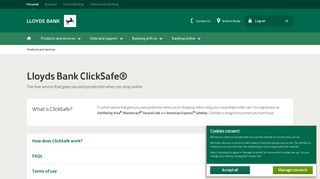 Lloyds Bank - UK Credit Cards - ClickSafe