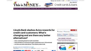 Lloyds Bank slashes perks for Avios Rewards credit card customers ...