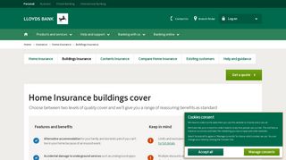 Buildings Insurance - Home Insurance - Lloyds Bank