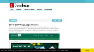 Lloyds Bank Outage, Login Problems | Down Today