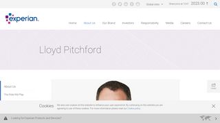 Experian plc - Lloyd Pitchford