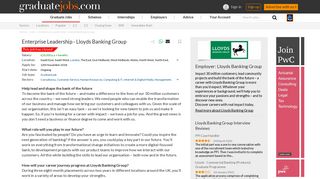 Enterprise Leadership - Lloyds Banking Group | graduate-jobs.com