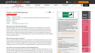 Finance - Lloyds Banking Group | graduate-jobs.com