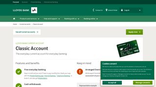 Classic Account | UK Bank Accounts | Lloyds Bank