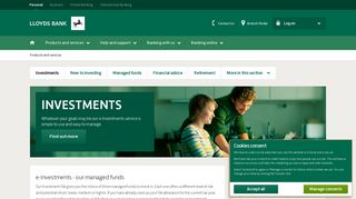 Lloyds Bank - Invest ISA & Accounts explained - Investments