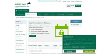 Island Investment Account - Offshore Saving Accounts - Lloyds Bank ...