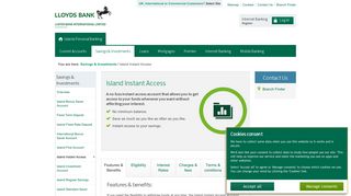 Island Instant Access - Lloyds Bank