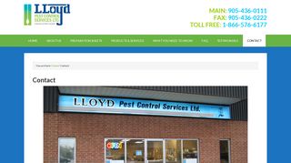 Contact - Lloyd Pest Control