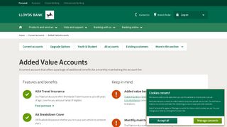Lloyds Bank - UK Bank Accounts - Added Value Current Accounts
