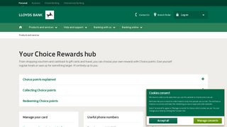 Lloyds Bank - Credit Cards - Choice Rewards Hub