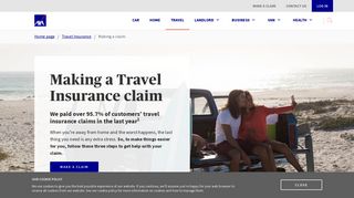 Making a claim | Travel Insurance | AXA UK