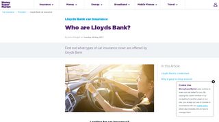 Lloyds Car Insurance & Contact Details | MoneySuperMarket