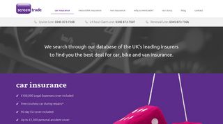 Screentrade Insurance | Cheap UK car, motorbike and van insurance