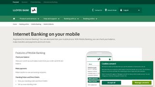 Lloyds Bank - UK Mobile Banking - Banking on Your Mobile Browser