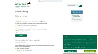 Internet banking - Lloyds Bank