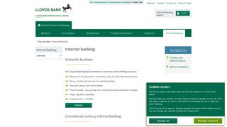 Internet Banking - Islands Commercial Banking - Lloyds Bank