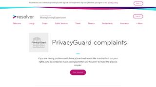 PrivacyGuard Complaints | Resolver