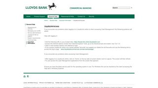 | LloydsLink online Support Centre - Lloyds Bank Commercial Banking