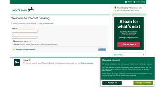 PersonalLogin to your personal Lloyds banking service.