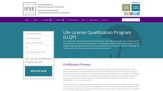 Life License Qualification Program (LLQP) - LLQP Exam in Ontario