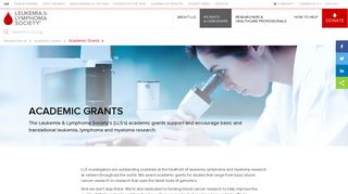 Academic Grants | Blood Cancer Research | Apply for a Grant