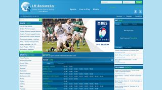 LM Bookmaker: Welcome