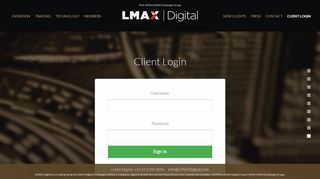 Client Login - LMAX Digital : LMAX Digital