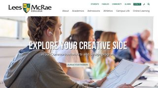 Lees-McRae College | Your Future Elevated