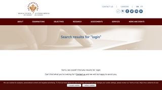 login | Search Results | Medical Council of Canada
