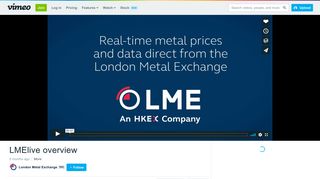 LMElive overview on Vimeo