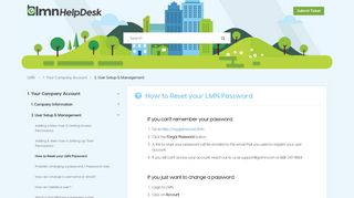 How to Reset your LMN Password – LMN
